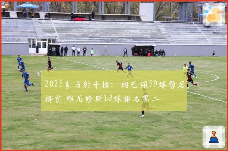 2025皇马射手榜：姆巴佩59球暂居榜首 维尼修斯13球排名第二